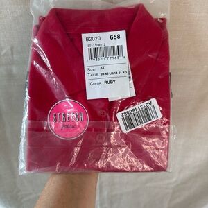 NWT Children’s Place Ruby Red Polo Shirt Size 5T | School Uniform | In Packaging